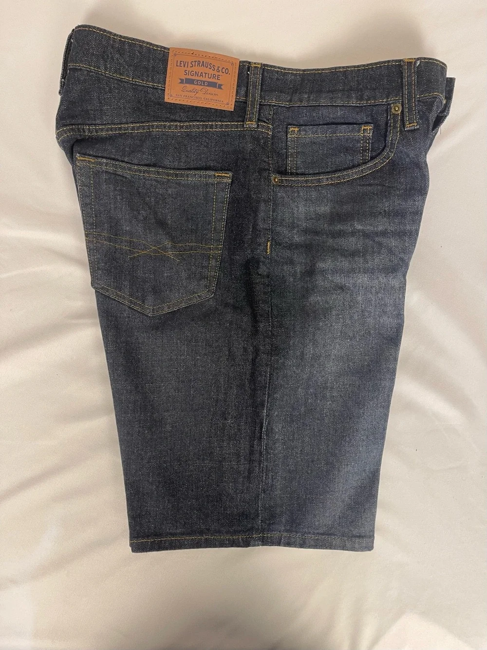 Levi's Dark Blue Denim Jean Shorts